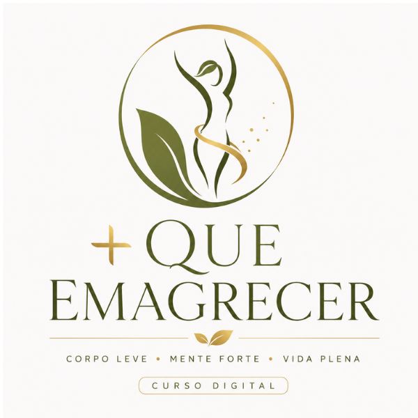 Logo +QUE EMAGRECER: corpo leve, mente forte, vida plena